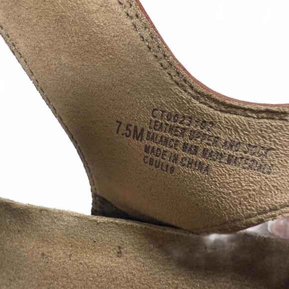 Women's Brown Comfortiva Leather Adjustable Strap Sandals size 7.5 - Picture 6 of 8